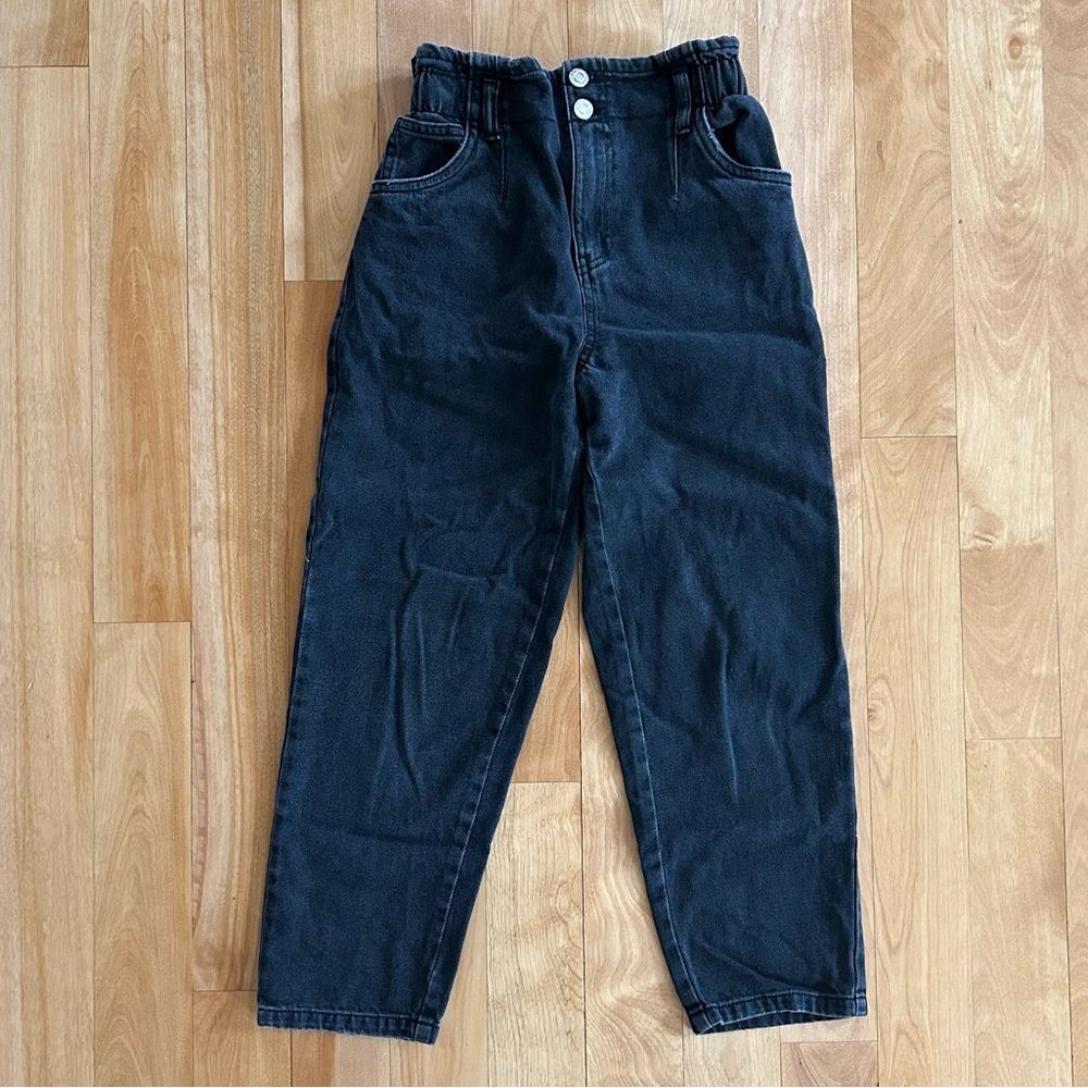 Zara Girls (12) Black Jeans with Elastic Waist